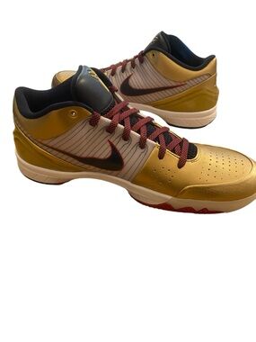 Nike Kobe 4 Protro Gold Metal Athletic Basketball Sneakers New & box size 14